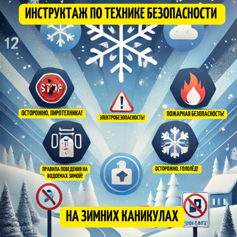 Безопасные зимние каникулы