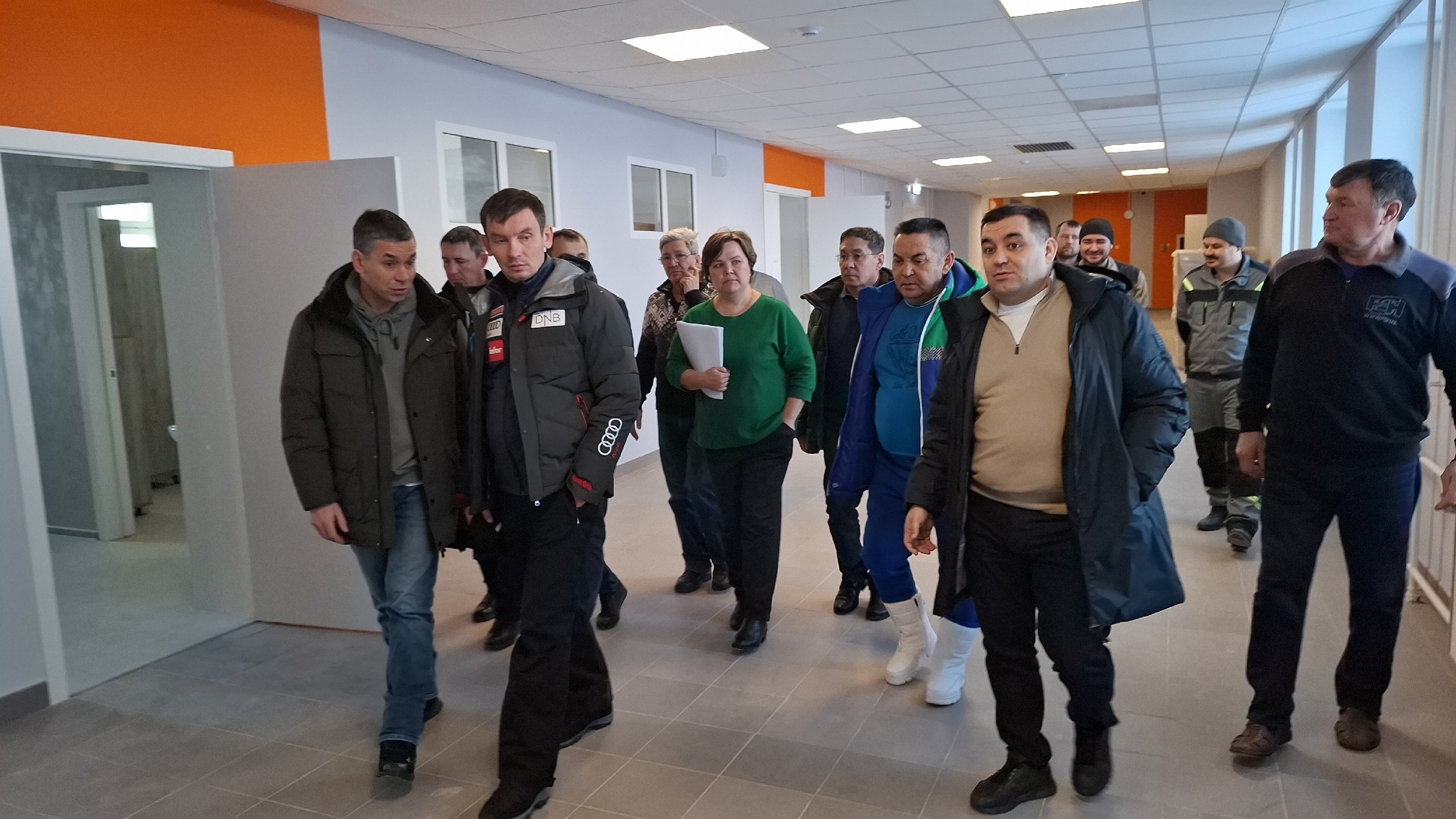 Делегация оценила готовность школы «Хазина»: почти все готово